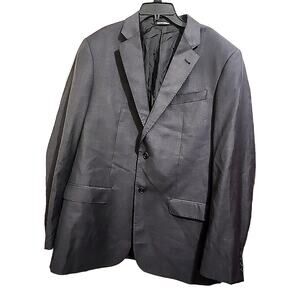 Emporio Armani G Line Wool Black 2 Button Dual Vent Suit Jacket Mens US 54 NWOT